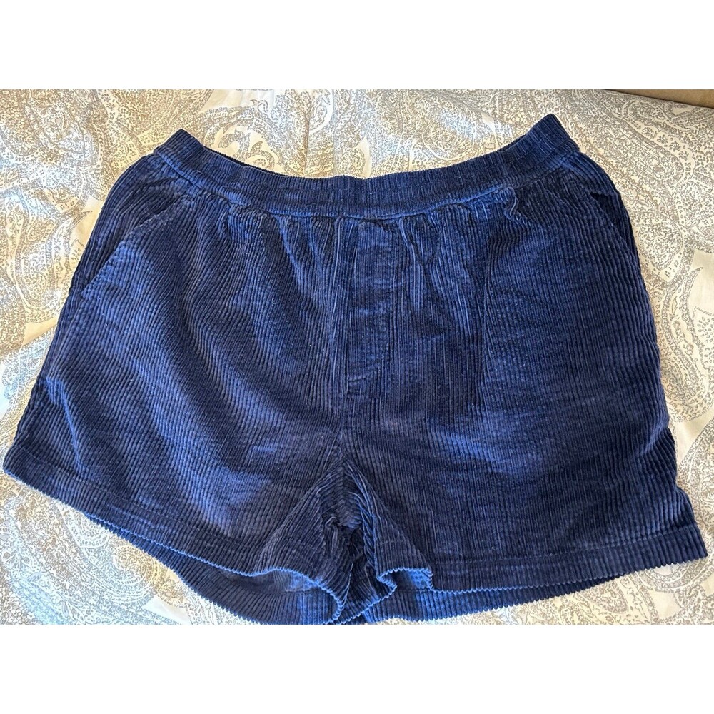 NWT Aerie large navy corduroy short